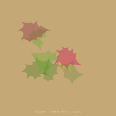 Generated art from isaiev_'s photo colors