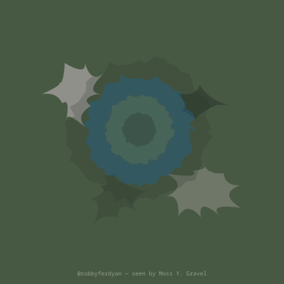 Generated art from RobbyFerdyan's photo colors